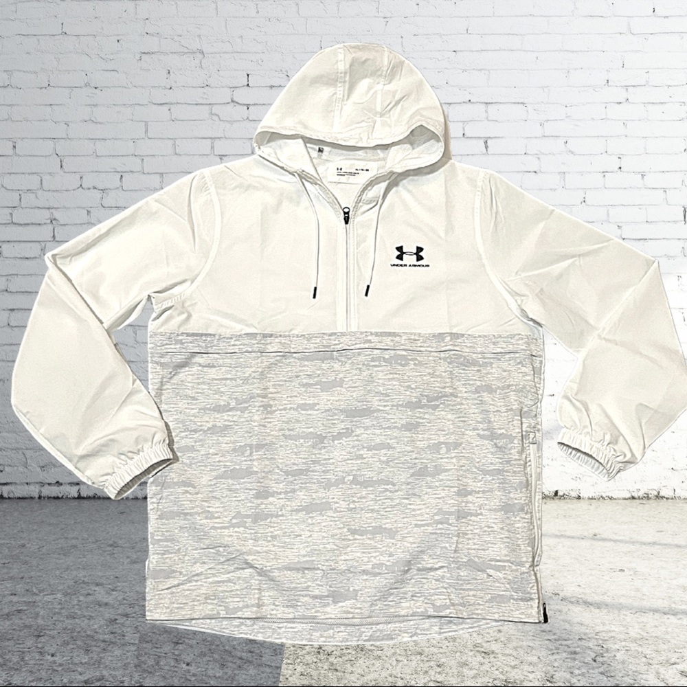 UNDER ARMOUR Sportstyle Wind Anorak 1/2 Zip Pullover Hoodie XL